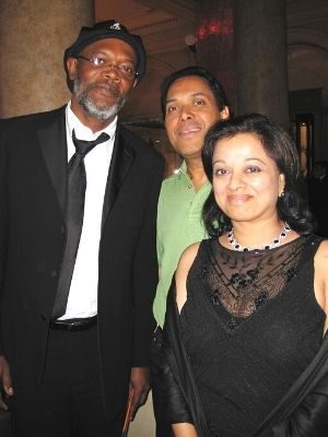 With Actor Samuel L. Jackson